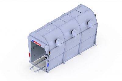 Frozen product thawing chamber