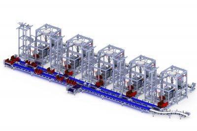Robot packing solution for flowpacks
