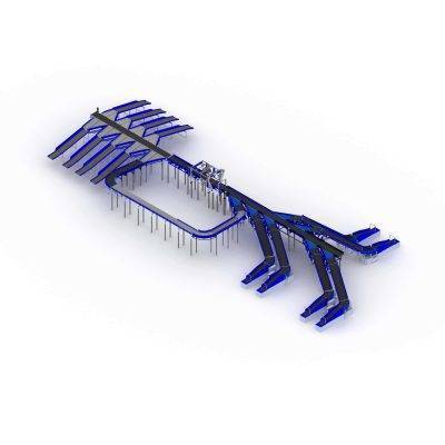 Línea de clasificación de paquetes de amplia gama